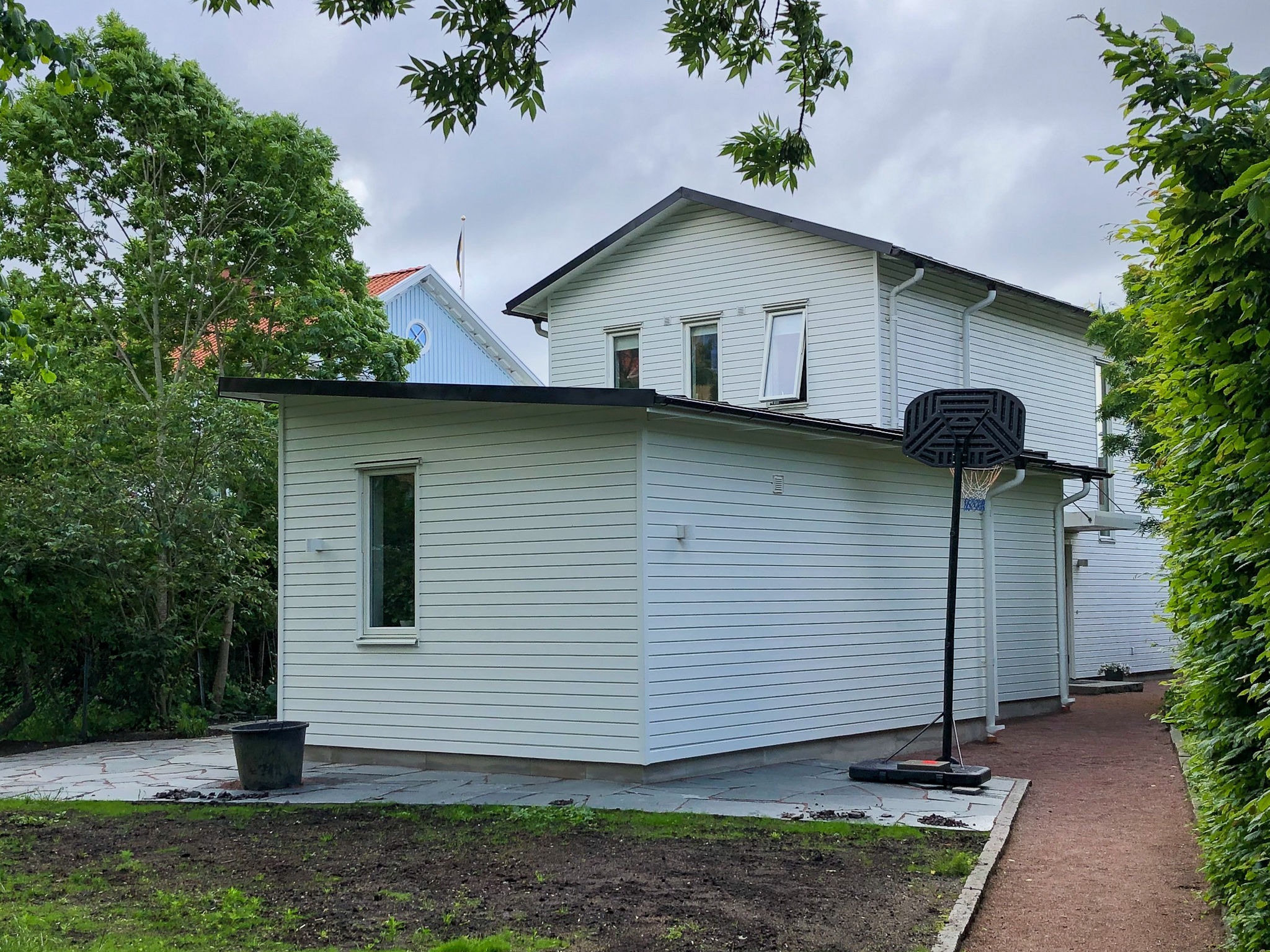 Färdig utbyggnad av hus